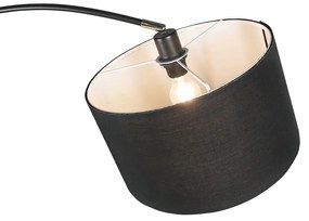 LED Candeeiro de pé moderno em arco preto com WiFi G95 - Vinossa Moderno