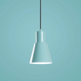 Candeeiro Suspenso Konıkkem – Turquesa – Ø14 h:20 cm