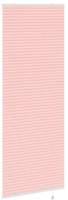Rosa Plissada Cega 80x200 cm Largura Tecido 79,4 cm Poliéster