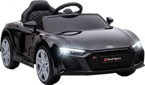 AIYAPLAY Carro Elétrico para Crianças Audi R8 Spyder 12V com Comando à Distância 2,4 GHz, 2 Motores, Arranque Suave e Suspensão Traseira, Preto | Aosom Portugal