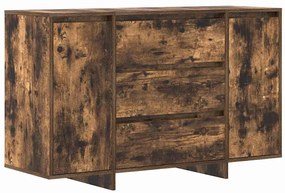 Sideboard Carvalho Fumado 120x41x75 cm Madeira Reforçada