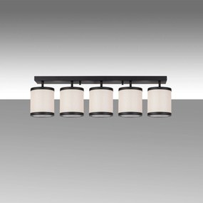 Candeeiro de Teto Way – Preto/Branco – 84 x 20 x 21 cm