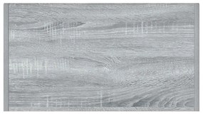 Armário casa de banho 60x33x80 cm madeira sonoma cinza