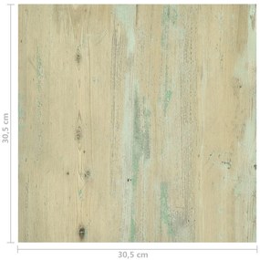 Tábuas de soalho autoadesivas 55 pcs 5,11 m² PVC castanho-claro