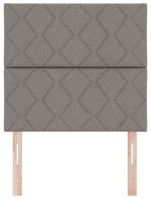 Cabeceira Design Blocos de Diamante Taupe 90 cm Tecido