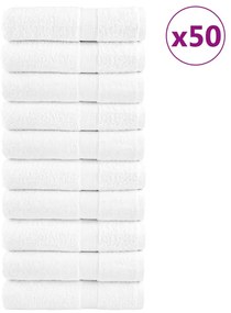 Toalhas de mãos premium SOLUND 50 pcs 50x100 cm 600 gsm branco