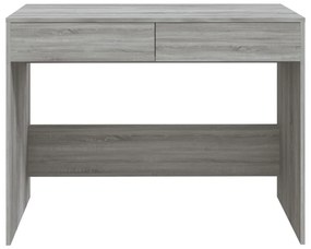 Secretária 101x50x76,5 cm derivados de madeira cinzento sonoma