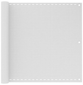 vidaXL Tela de varanda 90x300 cm PEAD branco