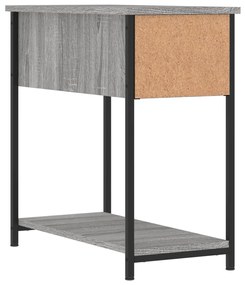 Mesas de cabeceira 2 pcs derivados madeira sonoma cinza