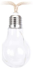 Grinalda de Luzes LED Castanho Branco quente 2,85 m