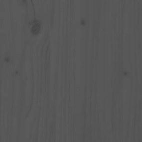 Toucador 95x50x134 cm madeira de pinho maciça cinzento