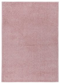 vidaXL Tapete de pelo curto 140x200 cm rosa