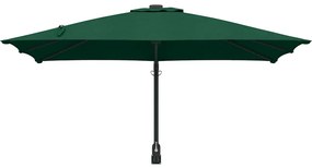 Guarda-Sol de Jardim Montado na Parede Verde 247 cm