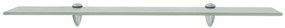 Prateleiras flutuantes 2 pcs vidro 70x10 cm 8 mm