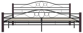 Estrutura de cama metal 180x200 cm preto