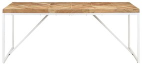 Mesa de jantar 180x90x76 cm madeira acácia maciça e mangueira