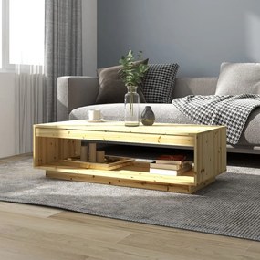 809207 vidaXL Mesa de centro 110x50x33,5 cm madeira de abeto maciça