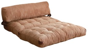 Sofá-Cama 2 Lugares Fold – Camel – 120x79 cm