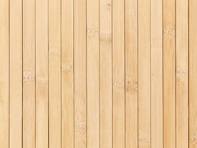 Cesto em madeira de bambu clara 60 cm KALTHOTA Beliani