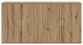 Buffets 2 pcs Carvalho Artesanal 79x38x80 cm Madeira de Engenharia