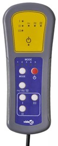 Cadeira de massagens couro artificial branco nata