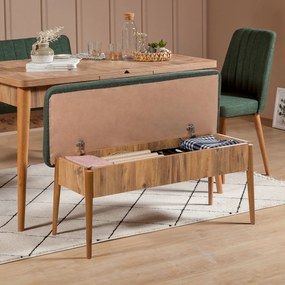 Conjunto de Mesa de Jantar Extensível e Cadeiras Vina – Pinho Atlântic