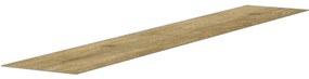 Painel de parede c/ aspeto de madeira 4,12 m² PVC castanho