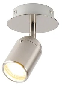 Foco moderno de banheiro aço IP44 - Ducha