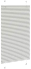Cinzento Luz Plissada Cega 70x100 cm Largura Tecido 69,4 cm