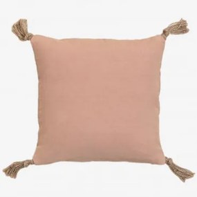 Almofada Quadrada 45x45 Cm Em Algodão Almiz Terracotta Mousse - Sklum