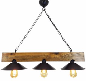 Chandelier Sapka – Walnut Black – 80 x 22 x 65 cm