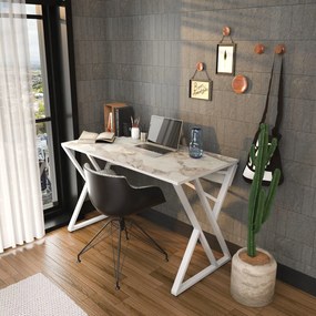 Secretária de Estudo Gyza - Branco - 120x60x75 cm