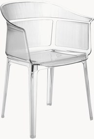Cadeiras de jantar de exterior com apoio de braços Papyrus, conjunto de 2