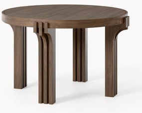 Mesa de jantar redonda de madeira de carvalho Nolan, vários tamanhos