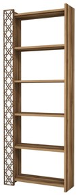 Estante City – Nogueira Branca – 64,6 cm x 170 cm x 24,2 cm
