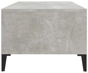 Mesa de centro 90x50x36,5 cm derivados madeira cinzento cimento