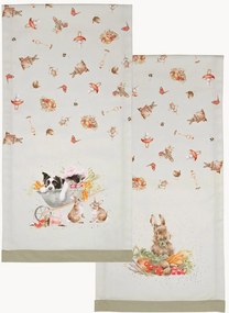 Corredor de mesa em algodão Garden Friends