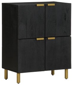 vidaXL Aparador 60x33x75 cm derivados de madeira preto