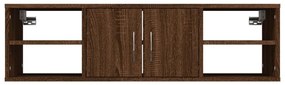 Prateleira parede 102x30x29 cm deriv. madeira carvalho castanho