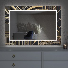 Espelho LED com decoração D21