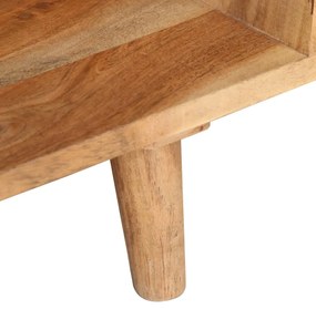 Móvel de TV 115x30x39 cm madeira de acácia maciça