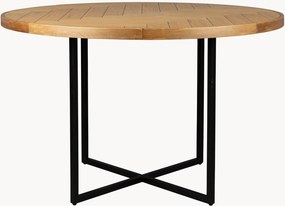 Mesa de jantar redonda com tampo em madeira Class, Ø 120 cm