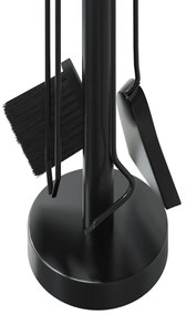 Conjunto de ferramentas para lareira 5 pcs 18x56 cm aço