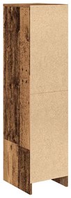 Armário alto 29,5x34x119,5 cm deriv. madeira madeira velha