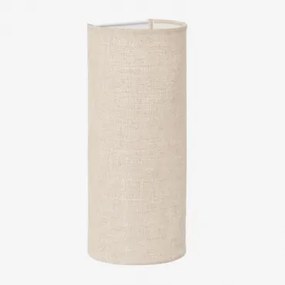Aplique De Parede Em Linho Kiraz ↔︎ 15 X ↑35 Cm & Linho Bege Creme - Sklum