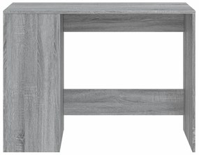 Secretária 102x50x75 cm derivados de madeira cinzento sonoma