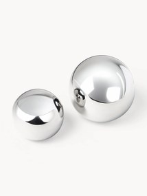 Objetos decorativos em aço inoxidável Polaris, conjunto de 2