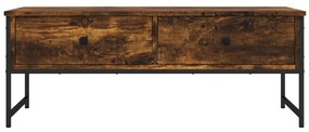 Mesa de centro 101x49x39,5 cm derivados madeira carvalho fumado