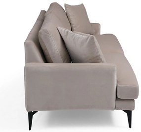 Sofá de 3 Lugares Papira – Bege – 205 x 90 x 88 cm