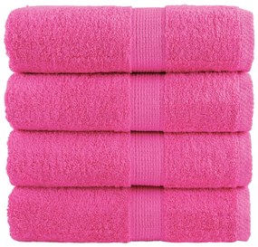 Toalhas de bidé premium SOLUND 4 pcs 30x50 cm 600 gsm rosa